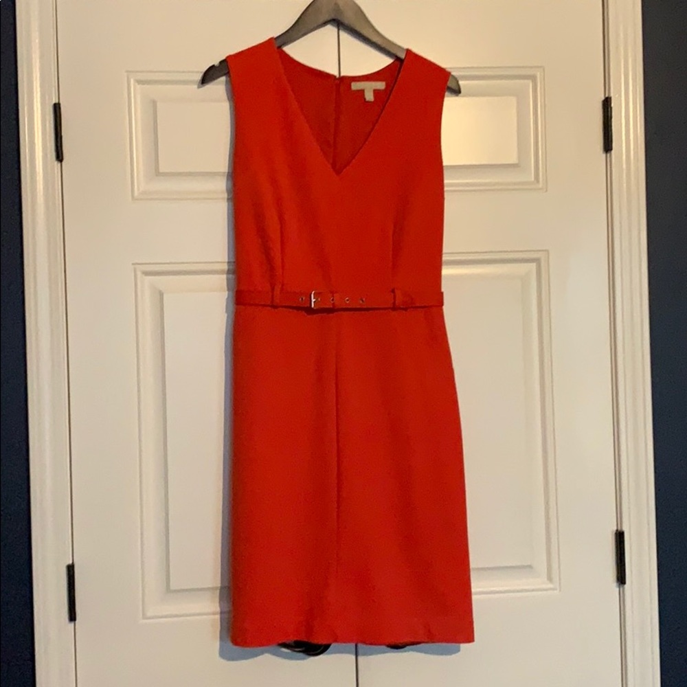 Orange Banana Republic dress